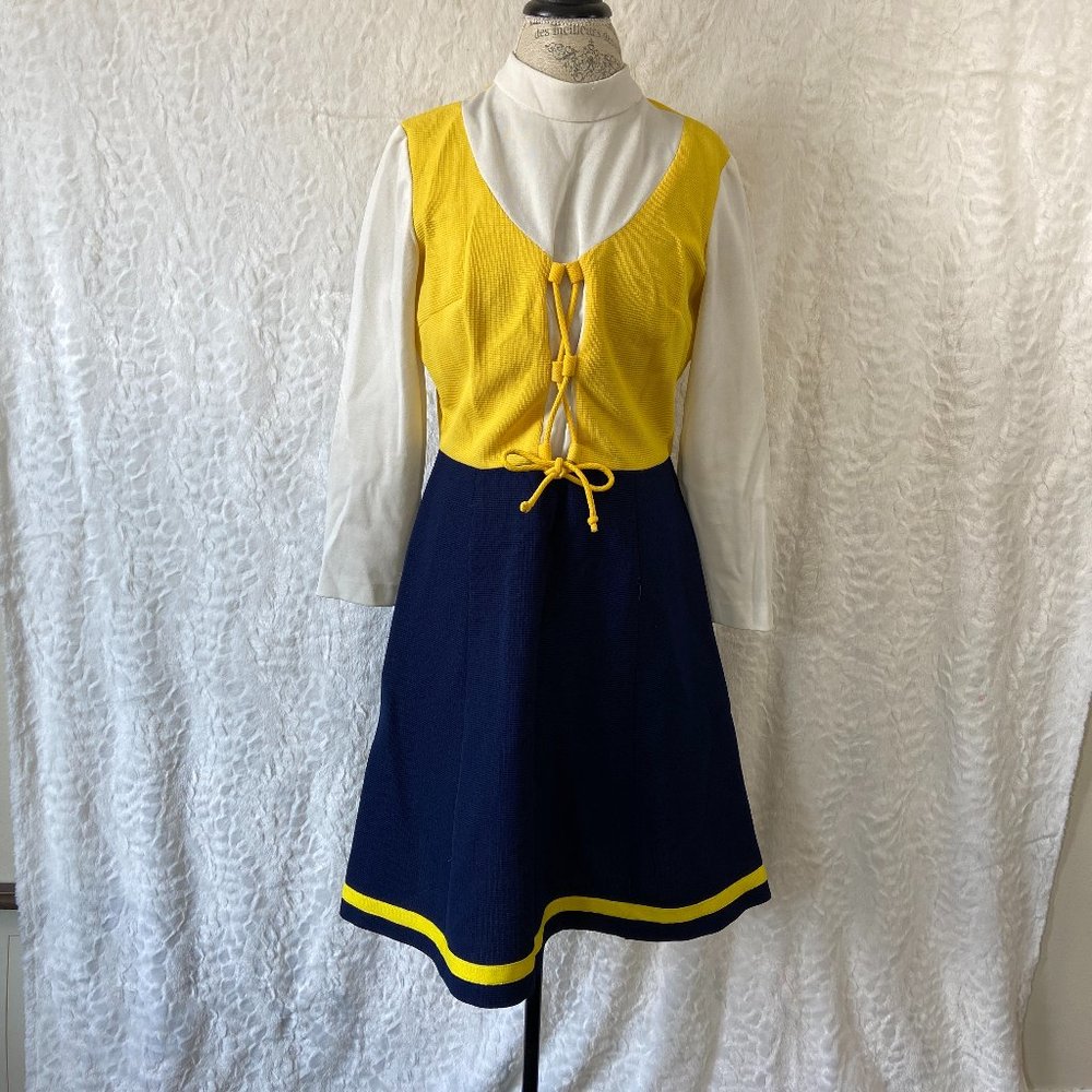 Vintage 70's Cheerleading Outfit Marching Band  Baton Twirl